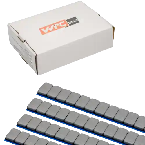 Ciężarki WRC Stalowe ciężarki klejone SZARE powlekane 60g (12x5g) 100 szt. (6kg) Szybka wysyłka