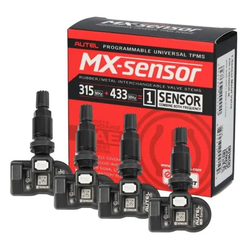 Bezpieczna płatność Autel Europa USA 433 / 315 MHz 1-Sensor czujnik TPMS czarny 4 sztuki