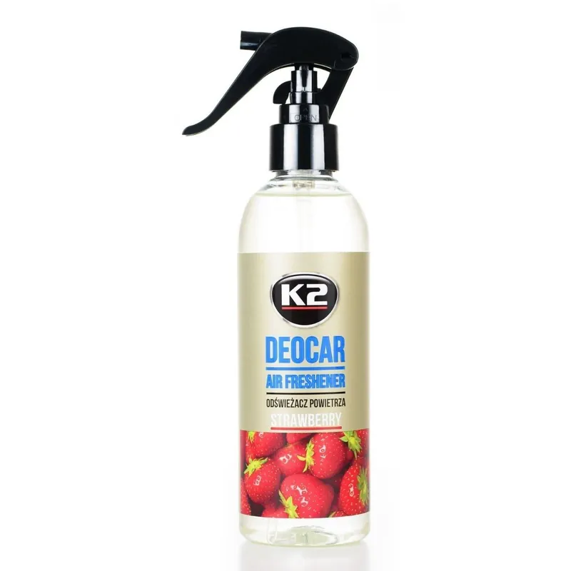 K2-ZAPACH DEOCAR 250ML TRUSKAWKA Do wyczerpania zapasów