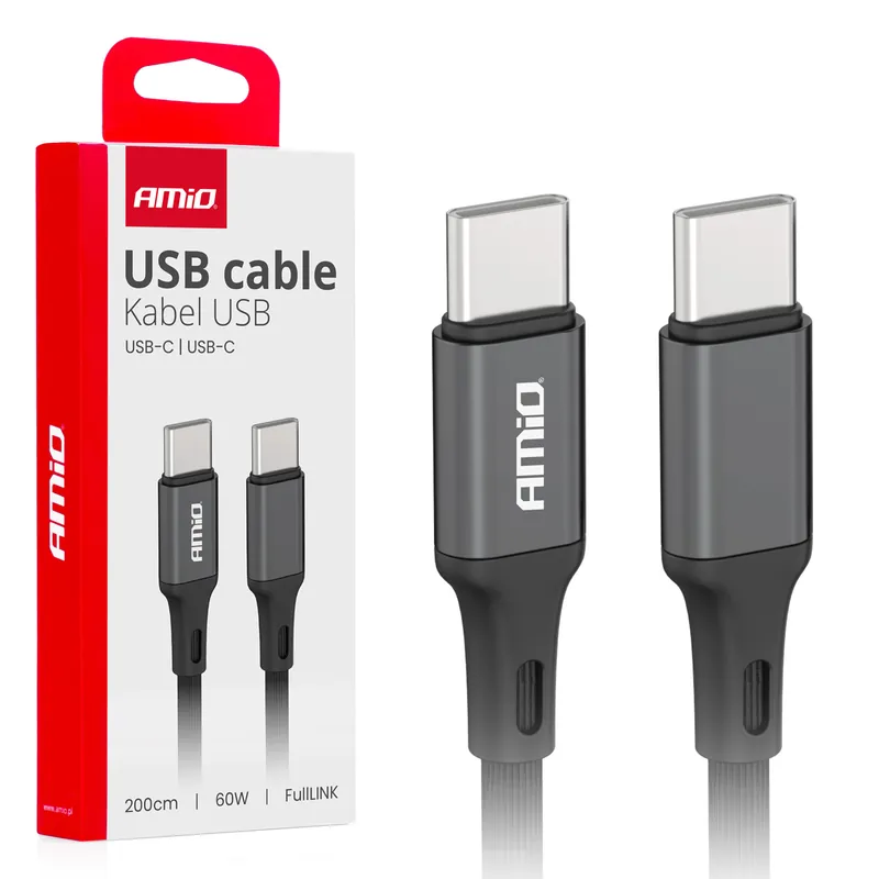 KABEL DO ŁADOWANIA USB-C – USB-C 60W 200 Bezpieczne zakupy