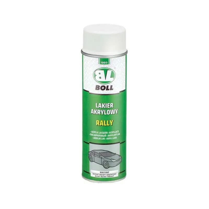 LAKIER BIAŁY MAT SPRAY 500ML BOLL Promocja