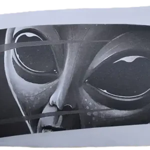 NAKLEJKA NA AUTO SAMOCHÓD KOSMITA ALIEN Dodaj do koszyka