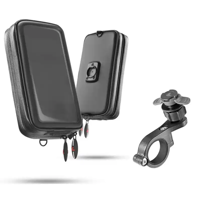 UCHWYT MOTOCYKLOWY TELEFON MOTOR PORTFEL ETUI 2w1 Taniej