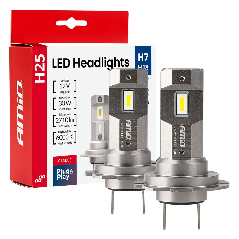 ŻARÓWKI SAMOCHODOWE LED / HEADLIGHTS H7 Najlepsza cena