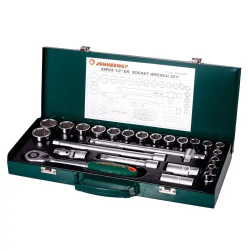 Komplet kluczy nasadowych 1/2" 25 sztuk S04H4125S Oferta czasowa