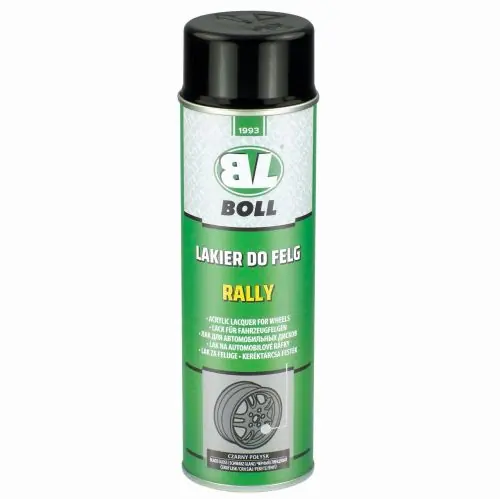 Wysoka jakość BOLL Lakier do felg RALLY czarny połysk ( spray 500ml )