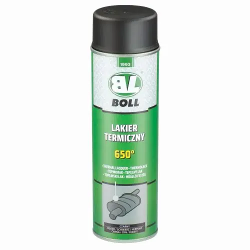 BOLL Lakier termiczny 650 stopni - czarny (spray 500ml) Promocja