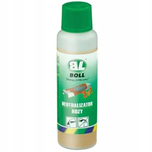 Popularny BOLL NEUTRALIZATOR RDZY + PODKŁAD 2W1 60ML KOROZJA