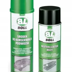 Wysoka jakość BOLL Środek do konserwacji podwozi spray 500ml + BOLL Neutralizator rdzy spray 400ml