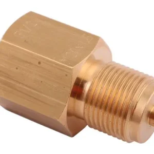 Wyjątkowa oferta Złączka manometryczna gwint zewnętrzny M20x1.5 x gwint wewnętrzny G1/2" (mosiądz) POLMO