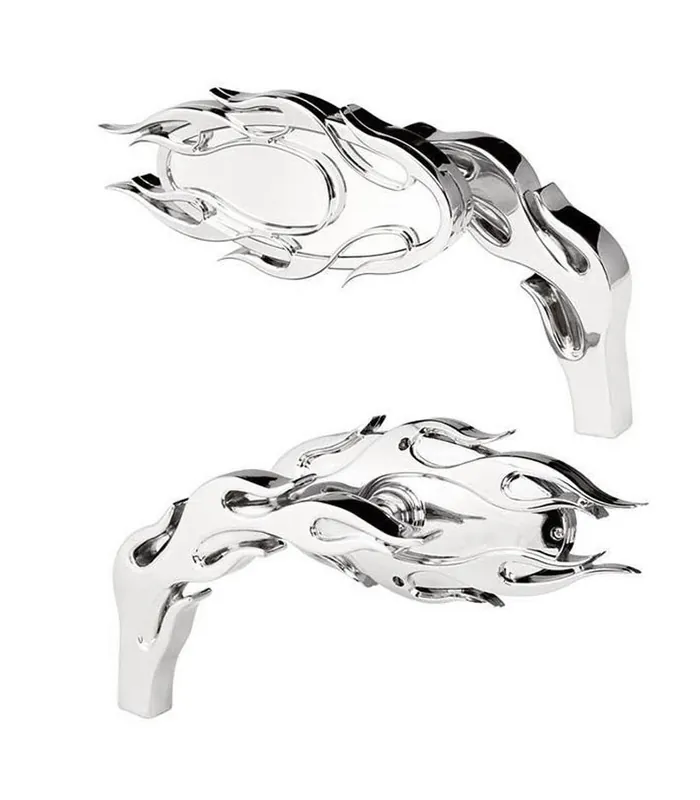 Lusterko Arlen Ness Flamed, lewe, LU-074 Premium