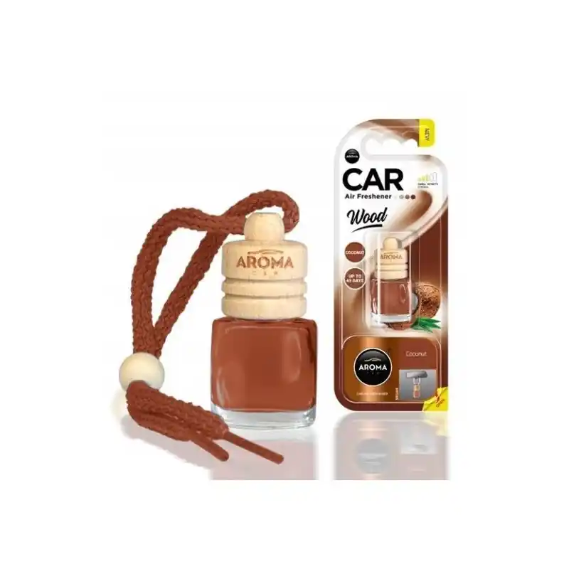 Łatwy zwrot Odświeżacz powietrza Aroma Car Wood Coconut