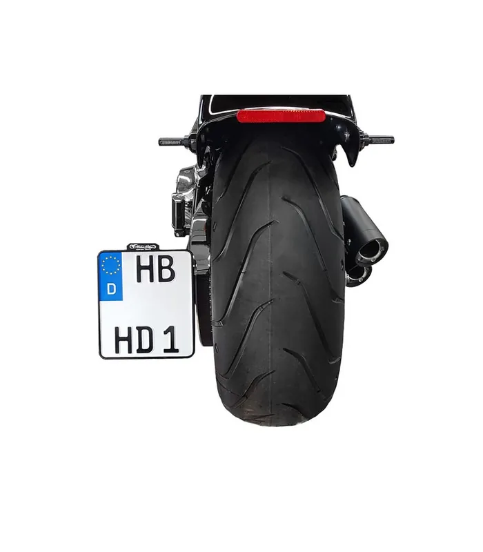 *DODATKOWE 6 DNI CZASU TRANSPORTU* HeinzBikes boczny uchwyt na tablicę rejestracyjną. Czarny AT-4272 Wyjątkowa oferta