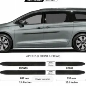 Chrysler PACIFICA – Listwy CZARNE Boczne Drzwi Super okazja