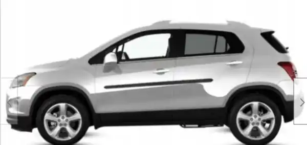 Opel Mokka – Listwy CZARNE Boczne Ochronne Drzwi Nowy