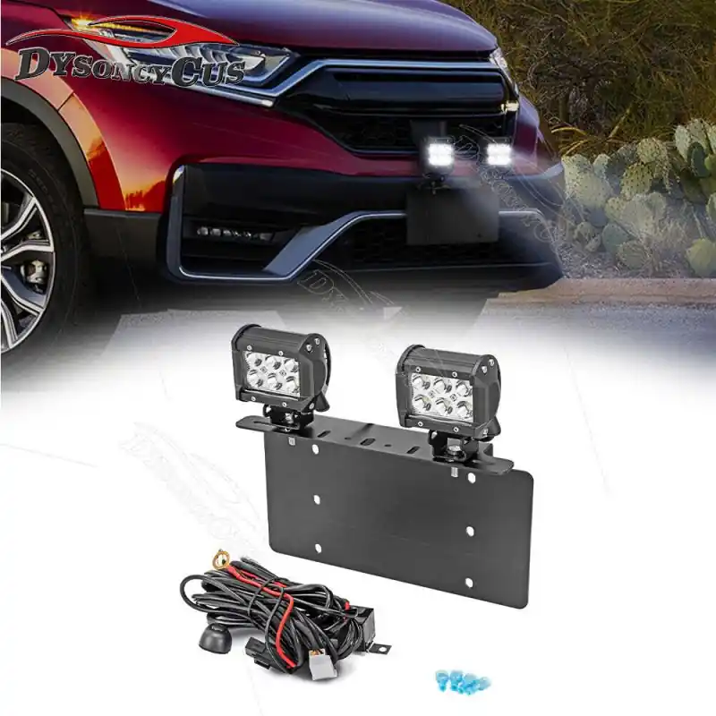 Zamów teraz RAMKI TABLICY REJESTRACYJNEJ Z HALOGENAMI TOYOTA TACOMA TUNDRA DODGE RAM FORD F-150 JEEP WRANGLER