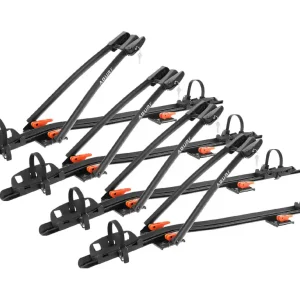 Tylko dziś Aguri Acuda III black x 4, uchwyty rowerowe aluminiowe - system jednego klucza