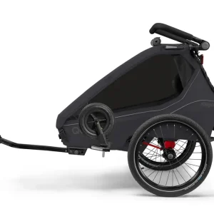 Hit cenowy Przyczepka rowerowa Qeridoo Kidgoo1 Phantom Grey - jednosobowa, Model 2026