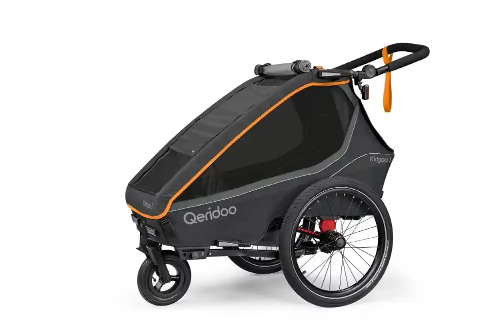 Ograniczona ilość Przyczepka rowerowa Qeridoo KidGoo 1 Fidlock Edition 2024