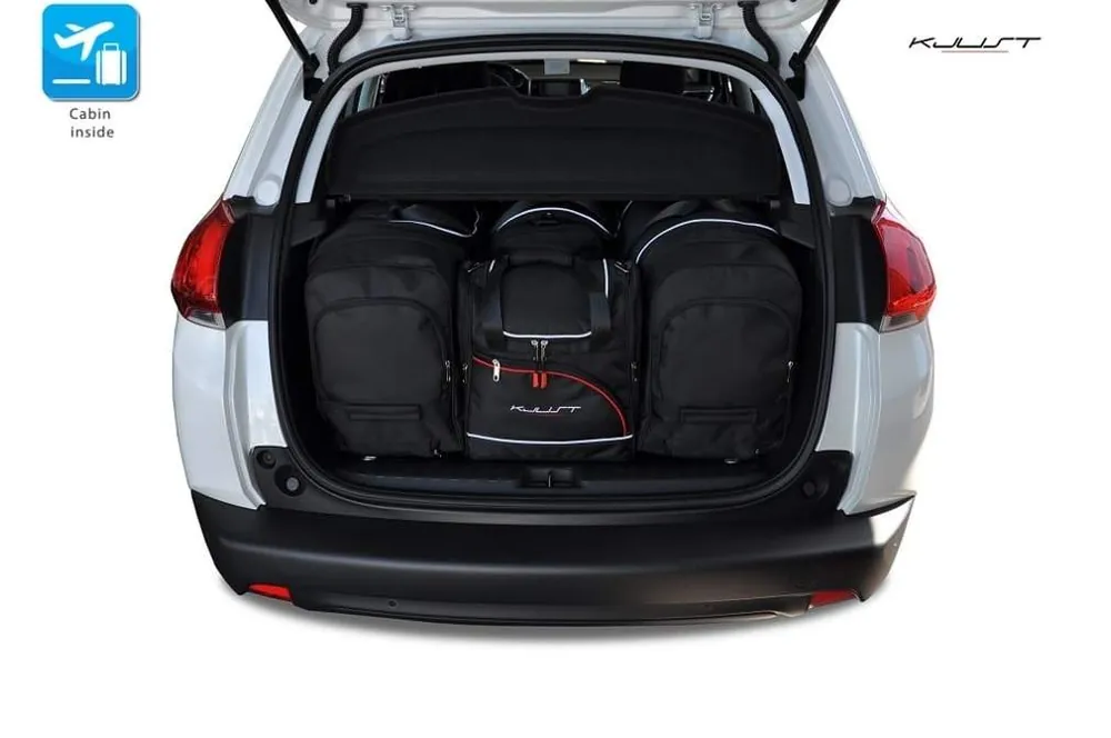 Bezpieczna płatność PEUGEOT 2008 2013+ TORBY DO BAGAŻNIKA 4 SZT
