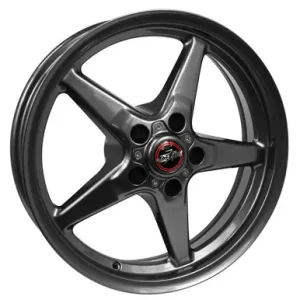 Nie przegap Koło - 17×9,5 92 Drag Star Bracket Racer Ford Metallic Grey